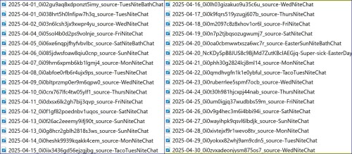 April 2025 Daily Chatsb6cf27287c10fb0b