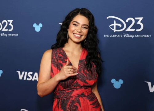 ANAHEIM, CALIFORNIA - AUGUST 09: Auli'i Cravalho at D23: The Ultimate Disney Fan Event in Anaheim, California on August 09, 2024. (Photo by Rodin Eckenroth/Getty Images for Disney)