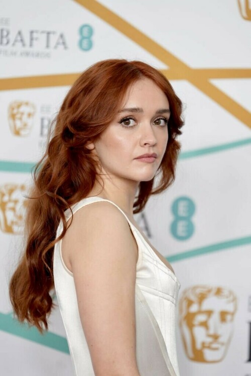 LONDON, ENGLAND - FEBRUARY 19: Olivia Cooke attends the EE BAFTA Film Awards 2023 at The Royal Festival Hall on February 19, 2023 in London, England. (Photo by Dominic Lipinski/Getty Images)