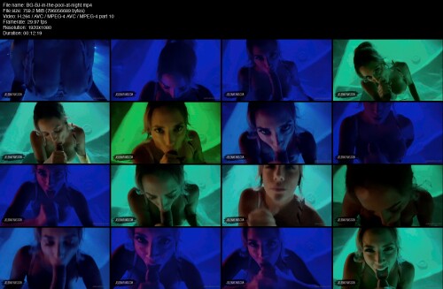 BG BJ in the pool at night70bb5d4e4b950fab