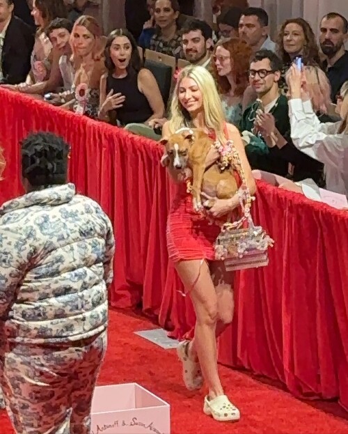 Big NYFW moment walked in the brilliant cutest gorgeous rachelantonoff x susan alexandra Best In Sho