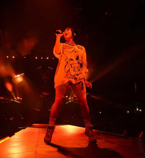 Billie Eilish Performs at Happier Than Ever Tour Opener at Smoothie King Center in New Orleans 02 03