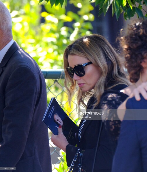 MELBOURNE, AUSTRALIA - MARCH 10:  Australian celebrity Dannii Minogue attends the memorial service for Australian music promoter Michael Gudinski , on March 10, 2021 in Melbourne, Australia. Australian music promoter and manager Michael Gudinski died aged 68 on March 2. A state memorial service will be held on Wednesday 24 March. (Photo by Luis Ascui/Getty Images)