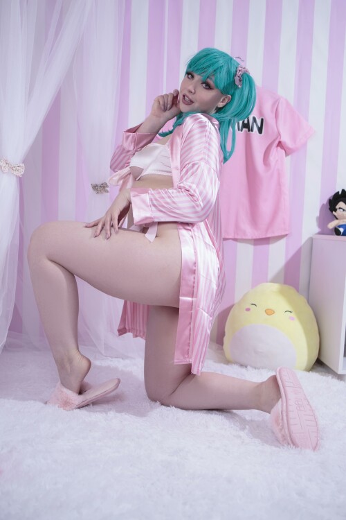 Bulma Satin Robe 5