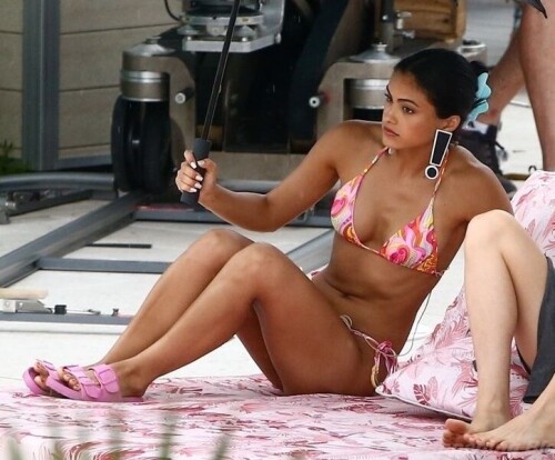 Camila Mendes is Pictured on the Netflix Movie Set of 8216Strangers8217 in Miami Beach 73 Ph 161092 