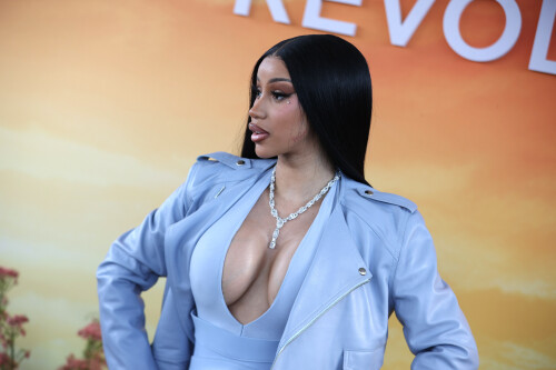 Mandatory Credit: Photo by Chad Salvador/Shutterstock (15248105bv)Cardi B8th Annual Revolve Festival 2025, Palm Springs, California, USA - 12 Apr 2025
