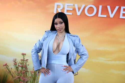 Mandatory Credit: Photo by Chad Salvador/Shutterstock (15248105cn)Cardi B8th Annual Revolve Festival 2025, Palm Springs, California, USA - 12 Apr 2025