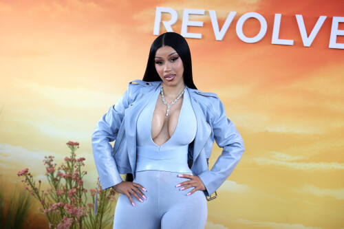 Mandatory Credit: Photo by Chad Salvador/Shutterstock (15248105cj)Cardi B8th Annual Revolve Festival 2025, Palm Springs, California, USA - 12 Apr 2025