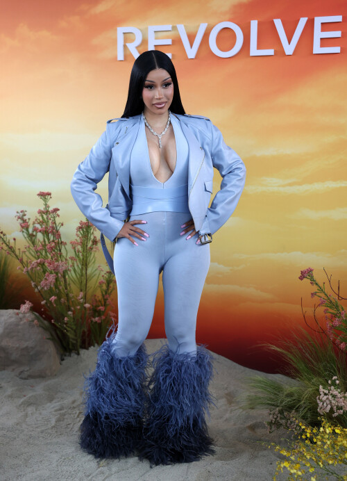 Mandatory Credit: Photo by Chad Salvador/Shutterstock (15248105jq)Cardi B.8th Annual Revolve Festival 2025, Palm Springs, California, USA - 12 Apr 2025