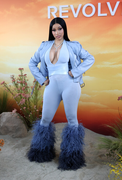 Mandatory Credit: Photo by Chad Salvador/Shutterstock (15248105co)Cardi B8th Annual Revolve Festival 2025, Palm Springs, California, USA - 12 Apr 2025