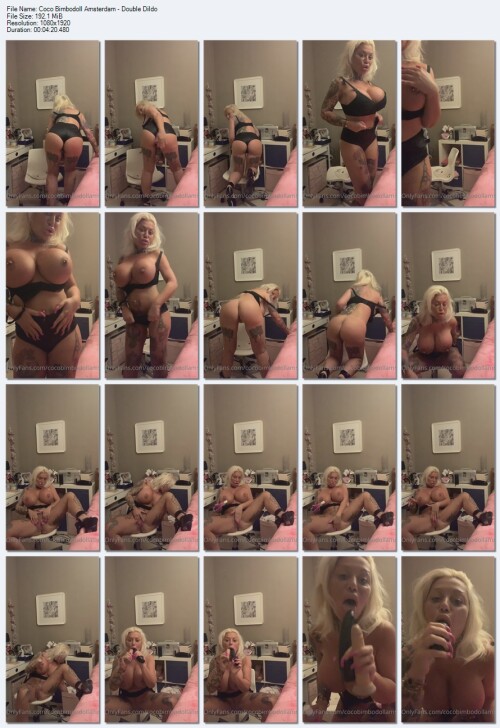 Coco Bimbodoll Amsterdam Double Dildo2d140a4a2308dc711