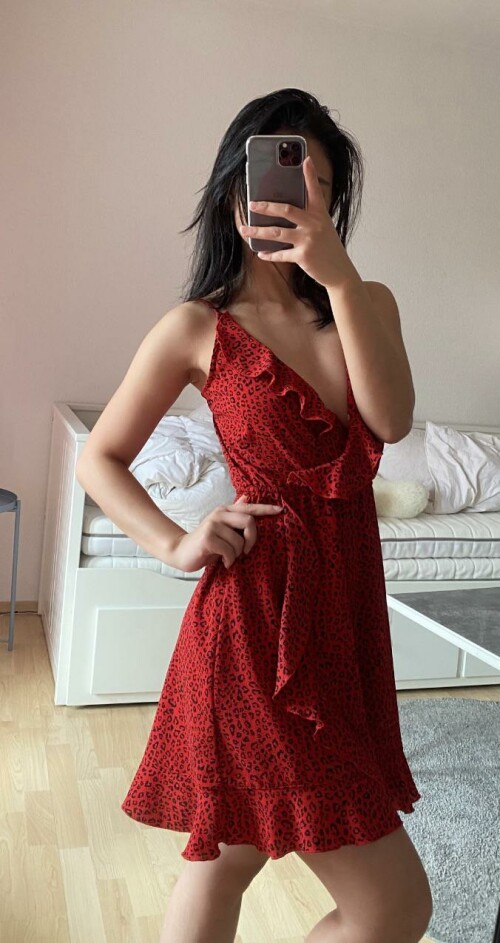 Cute red dress
