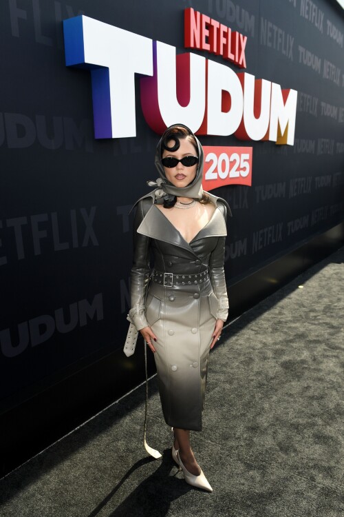 INGLEWOOD, CALIFORNIA - MAY 31: Jenna Ortega attends NETFLIX TUDUM 2025: THE LIVE EVENT at The Kia Forum on May 31, 2025 in Inglewood, California. (Photo by Unique Nicole/Getty Images for Netflix)