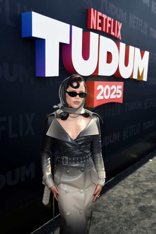 INGLEWOOD, CALIFORNIA - MAY 31: Jenna Ortega attends NETFLIX TUDUM 2025: THE LIVE EVENT at The Kia Forum on May 31, 2025 in Inglewood, California. (Photo by Unique Nicole/Getty Images for Netflix)