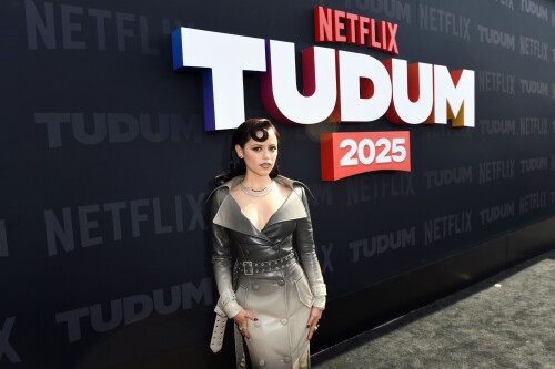 INGLEWOOD, CALIFORNIA - MAY 31: Jenna Ortega attends NETFLIX TUDUM 2025: THE LIVE EVENT at The Kia Forum on May 31, 2025 in Inglewood, California. (Photo by Unique Nicole/Getty Images for Netflix)