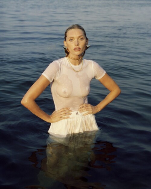 Elsa Hosk Braless Wet Tshirta408d9efac2558bb