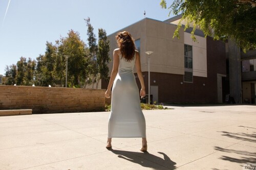 Gorgeous Cutie Sabrina Lynn walks around the city 005 big