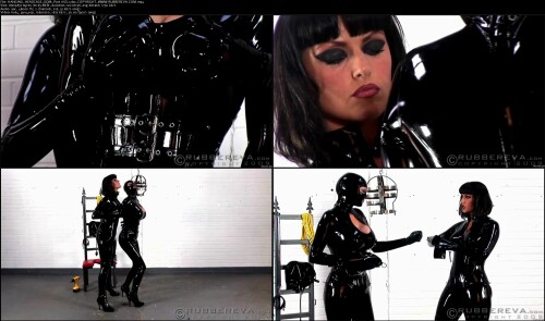 HANGING HEADCAGE DOM Part 1HD 1280 COPYRIGHT WWW.RUBBEREVA.COM