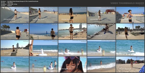 Hot Naked Asian Kissing Stranger At The Crowded Beach.mkv