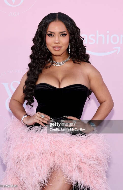NEW YORK, NEW YORK - OCTOBER 15: Asia Monet Ray attends the Victoria's Secret Fashion Show 2024 on October 15, 2024 in New York City. (Photo by Jamie McCarthy/Getty Images for Victoria's Secret)