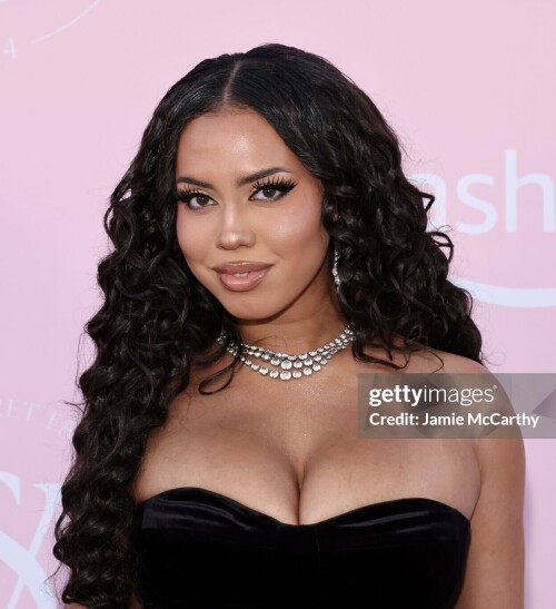 NEW YORK, NEW YORK - OCTOBER 15: Asia Monet Ray attends the Victoria's Secret Fashion Show 2024 on October 15, 2024 in New York City. (Photo by Jamie McCarthy/Getty Images for Victoria's Secret)