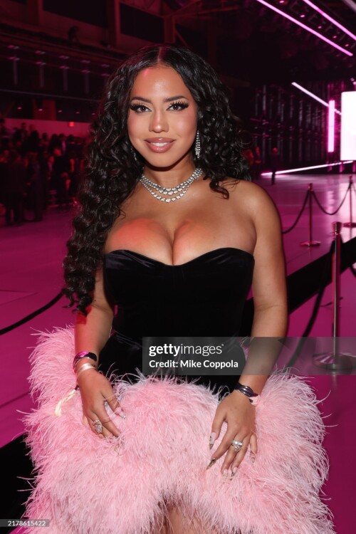 NEW YORK, NEW YORK - OCTOBER 15: Asia Monet attends the Victoria's Secret Fashion Show 2024 on October 15, 2024 in New York City. (Photo by Mike Coppola/Getty Images for Victoria's Secret)