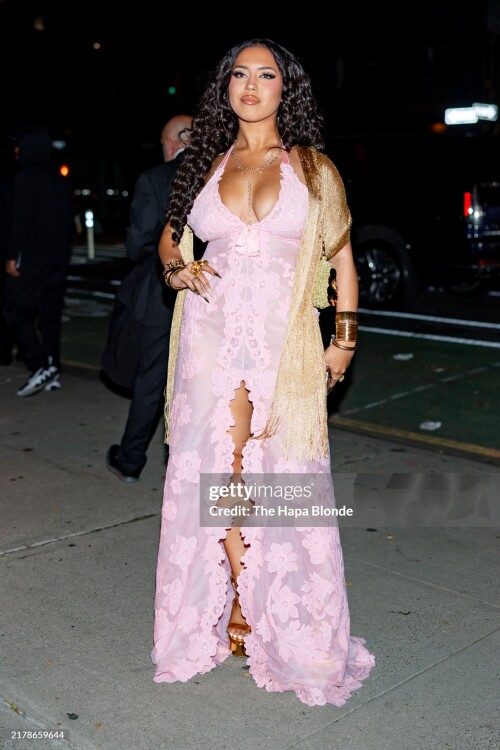 NEW YORK, NEW YORK - OCTOBER 15: Asia Monet is seen in Meatpacking on October 15, 2024 in New York City. (Photo by The Hapa Blonde/GC Images)