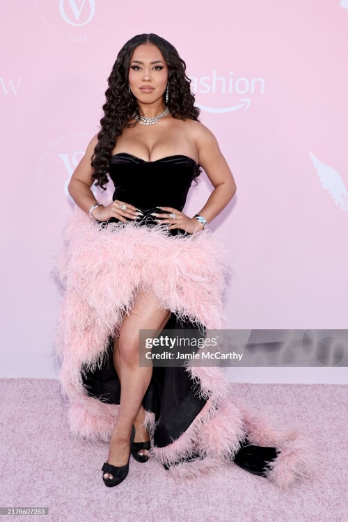NEW YORK, NEW YORK - OCTOBER 15: Asia Monet Ray attends the Victoria's Secret Fashion Show 2024 on October 15, 2024 in New York City. (Photo by Jamie McCarthy/Getty Images for Victoria's Secret)