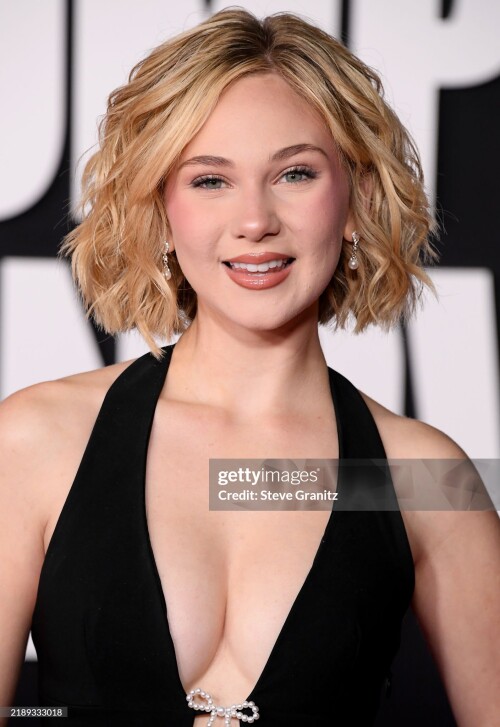 HOLLYWOOD, CALIFORNIA - DECEMBER 10: Lily Brooks O'Briant arrives at the Los Angeles Premiere Of Searchlight Pictures "A Complete Unknown" at Dolby Theatre on December 10, 2024 in Hollywood, California.  (Photo by Steve Granitz/FilmMagic)