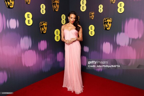 LONDON, ENGLAND - FEBRUARY 16: Hannah John-Kamen attend the EE BAFTA Film Awards 2025 at The Royal Festival Hall on February 16, 2025 in London, England. (Photo by John Phillips/BAFTA/Getty Images for BAFTA)