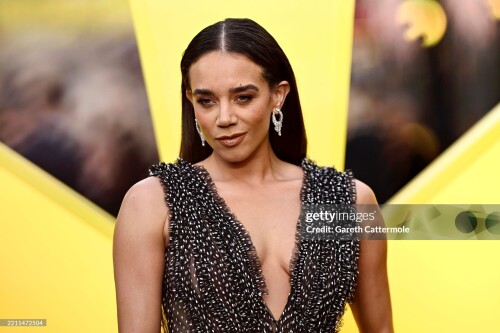 LONDON, ENGLAND - APRIL 22: Hannah John-Kamen attends the "Thunderbolts*" UK Special Screening at Cineworld Leicester Square on April 22, 2025 in London, England. (Photo by Gareth Cattermole/Getty Images)