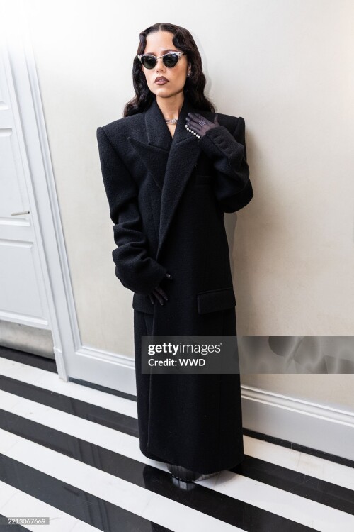 Jenna Ortega at The Mark Hotel before the 2025 Met Gala: "Superfine: Tailoring Black Style" held at the Metropolitan Museum of Art on May 5, 2025 in New York, New York. (Photo by Masato Onada/WWD via Getty Images)