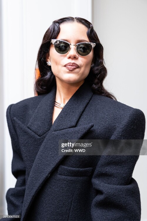 Jenna Ortega at The Mark Hotel before the 2025 Met Gala: "Superfine: Tailoring Black Style" held at the Metropolitan Museum of Art on May 5, 2025 in New York, New York. (Photo by Masato Onada/WWD via Getty Images)