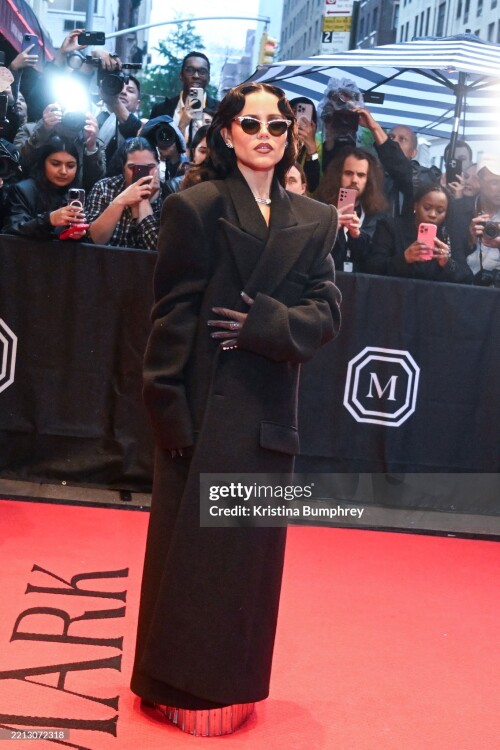 Jenna Ortega at The Mark Hotel before the 2025 Met Gala: "Superfine: Tailoring Black Style" held at the Metropolitan Museum of Art on May 5, 2025 in New York, New York. (Photo by Kristina Bumphrey/WWD via Getty Images)