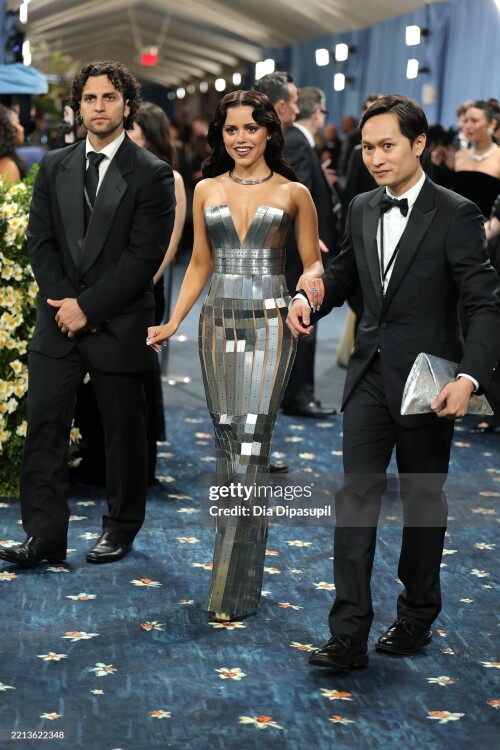 NEW YORK, NEW YORK - MAY 05: Jenna Ortega attends the 2025 Met Gala Celebrating "Superfine: Tailoring Black Style" at Metropolitan Museum of Art on May 05, 2025 in New York City.  (Photo by Dia Dipasupil/Getty Images)