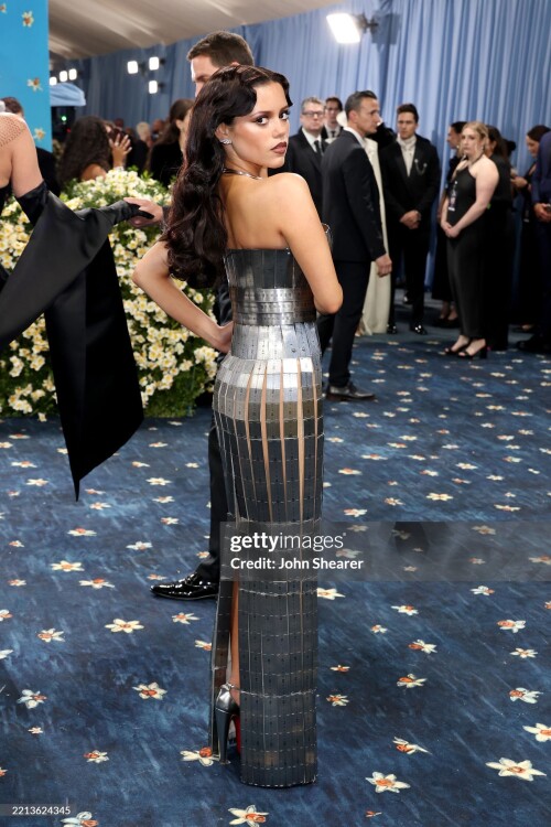 NEW YORK, NEW YORK - MAY 05: Jenna Ortega attends the 2025 Met Gala Celebrating "Superfine: Tailoring Black Style" at Metropolitan Museum of Art on May 05, 2025 in New York City.  (Photo by John Shearer/WireImage)