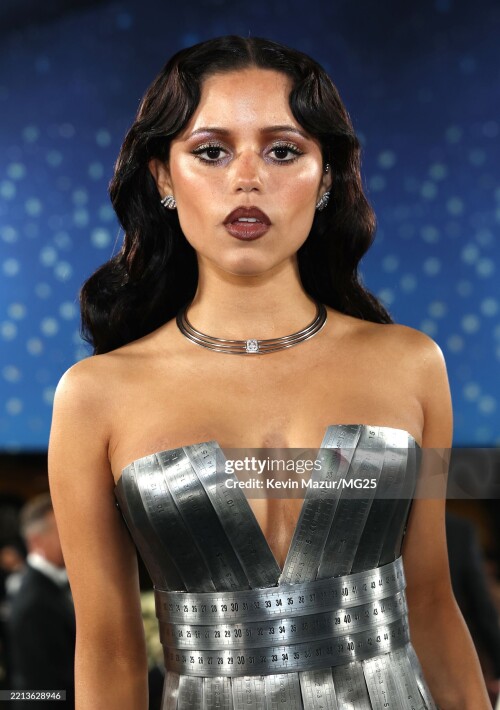 NEW YORK, NEW YORK - MAY 05: Jenna Ortega attends the 2025 Met Gala Celebrating "Superfine: Tailoring Black Style" at Metropolitan Museum of Art on May 05, 2025 in New York City. (Photo by Kevin Mazur/MG25/Kevin Mazur/Getty Images for The Met Museum/Vogue)