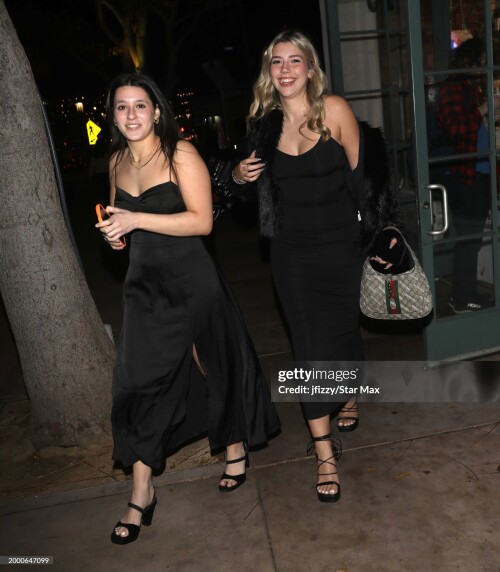 LOS ANGELES, CA - FEBRUARY 12: Sissy Sheridan is seen on February 12, 2024 in Los Angeles, California.  (Photo by jfizzy/Star Max/GC Images)