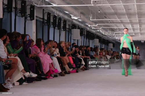 NEW YORK, NEW YORK - SEPTEMBER 10: Ella Emhoff walks the runway during the S/S 2023 Prabal Gurung fashion show during New York Fashion Week at United Nations Plaza on September 10, 2022 in New York City. (Photo by Taylor Hill/FilmMagic)