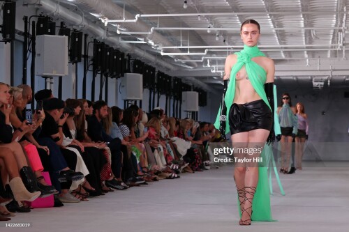 NEW YORK, NEW YORK - SEPTEMBER 10: Ella Emhoff walks the runway during the S/S 2023 Prabal Gurung fashion show during New York Fashion Week at United Nations Plaza on September 10, 2022 in New York City. (Photo by Taylor Hill/FilmMagic)