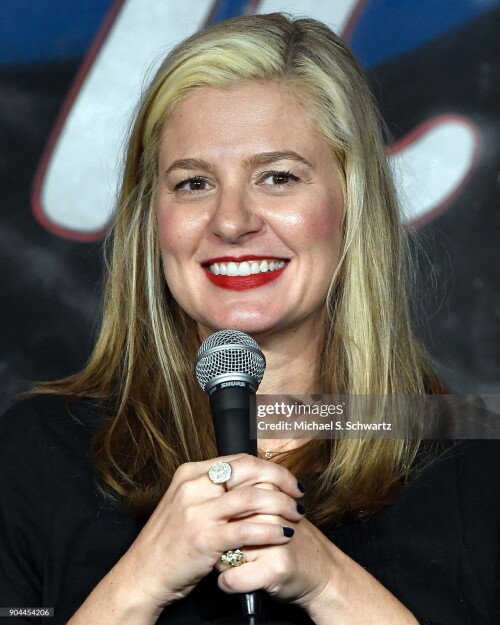 PASADENA, CA - JANUARY 12:  Comedian Christina Pazsitzky performs during her appearance at The Ice House Comedy Club on January 12, 2018 in Pasadena, California.  (Photo by Michael Schwartz/Getty Images,)