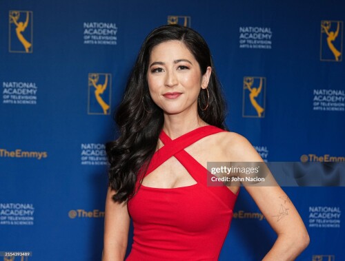 NEW YORK, NEW YORK - MAY 21: Mina Kimes attends the 45th Annual Sports Emmy Awards at Jazz at Lincoln Center on May 21, 2024 in New York City. (Photo by John Nacion/WireImage)