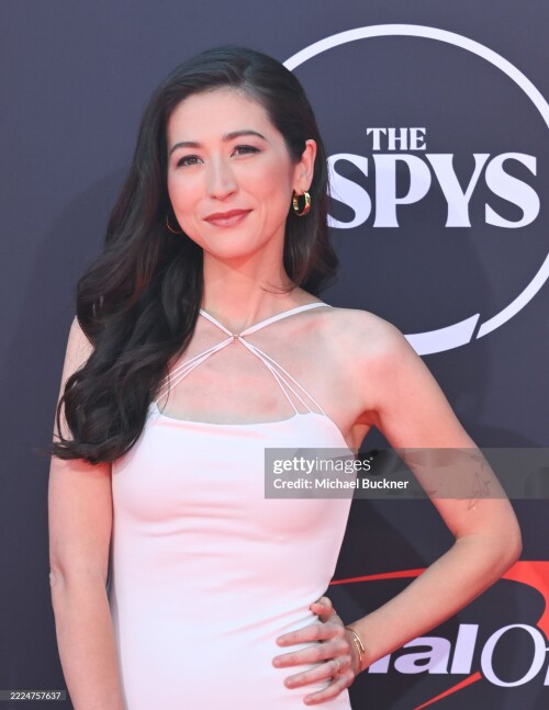 Mina Kimes at the 2025 ESPY Awards held at the Dolby Theatre on July 16, 2025 in Los Angeles, California. (Photo by Michael Buckner/Variety via Getty Images)