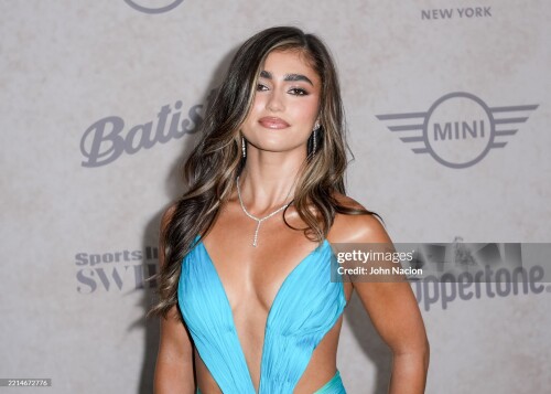 Rayna Vallandingham at the Sports Illustrated Swimsuit Issue launch party held at the Hard Rock Times Square on May 15, 2025 in New York, New York. (Photo by John Nacion/Variety via Getty Images)
