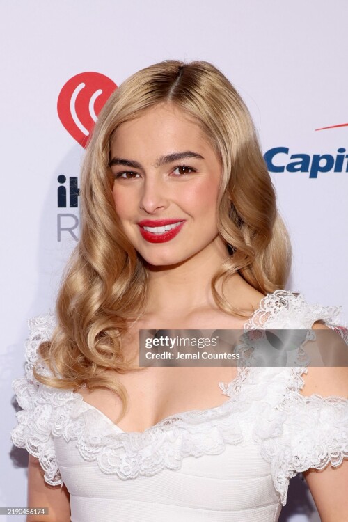WASHINGTON, DC - DECEMBER 17: Addison Rae attends iHeartRadio Hot 99.5's Jingle Ball 2024 Presented By Capital One at Capital One Arena on December 17, 2024 in Washington, DC.  (Photo by Jemal Countess/Getty Images for iHeartRadio)