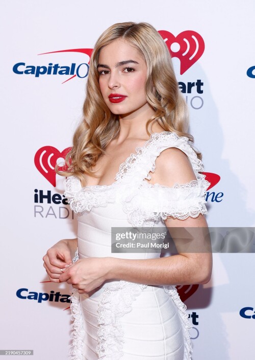 WASHINGTON, DC - DECEMBER 17: Addison Rae attends Hot 99.5's iHeartRadio Jingle Ball 2024 at Capital One Arena on December 17, 2024 in Washington, DC. (Photo by Paul Morigi/Getty Images)