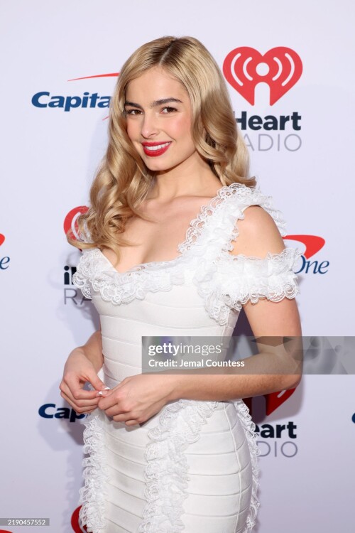 WASHINGTON, DC - DECEMBER 17: Addison Rae attends iHeartRadio Hot 99.5's Jingle Ball 2024 Presented By Capital One at Capital One Arena on December 17, 2024 in Washington, DC.  (Photo by Jemal Countess/Getty Images for iHeartRadio)