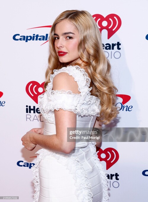 WASHINGTON, DC - DECEMBER 17: Addison Rae attends Hot 99.5's iHeartRadio Jingle Ball 2024 at Capital One Arena on December 17, 2024 in Washington, DC. (Photo by Paul Morigi/Getty Images)