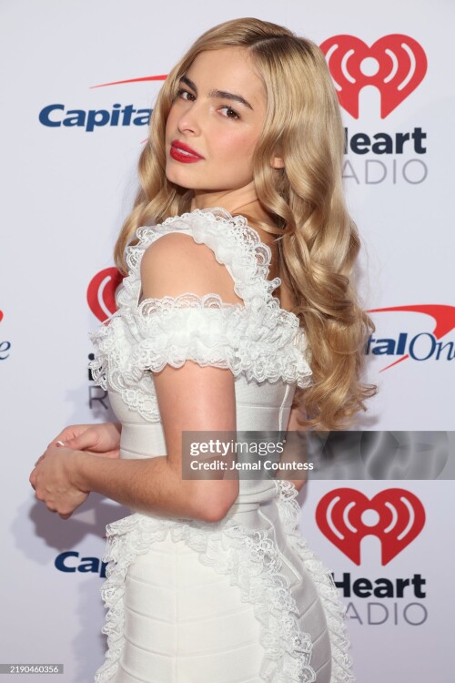 WASHINGTON, DC - DECEMBER 17: Addison Rae attends iHeartRadio Hot 99.5's Jingle Ball 2024 Presented By Capital One at Capital One Arena on December 17, 2024 in Washington, DC.  (Photo by Jemal Countess/Getty Images for iHeartRadio)