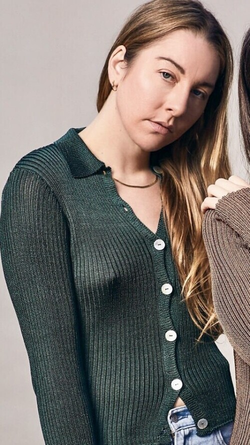 The band Haim (Este, Danielle, and Alana Haim) is photographed for Under the Radar Magazine on December 3, 2020 in Los Angeles, California. PUBLISHED IMAGE. (Photo by Koury Angelo/Contour RA by Getty Images)